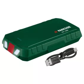   ParkSide PPB 20000 B1 Fan Edition PowerBank, hordozható mobiltöltő akkumulátor + világítás funkció, 15W, 20000 mAh Li-ion, zöld
