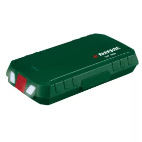   ParkSide PPB 20000 B1 Fan Edition PowerBank, hordozható mobiltöltő akkumulátor + világítás funkció, 15W, 20000 mAh Li-ion, zöld