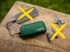 ParkSide PPB 20000 B1 Fan Edition PowerBank, hordozható mobiltöltő akkumulátor + világítás funkció, 15W, 20000 mAh Li-ion, zöld