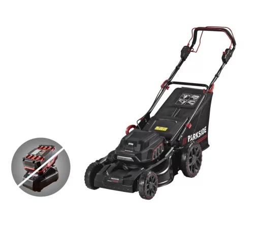 ParkSide Performance PPRMA 40-Li C3 SOLO Önjáró akkus fűnyíró Brushless motorral (akkumulátor és töltő nélkül), 40 V