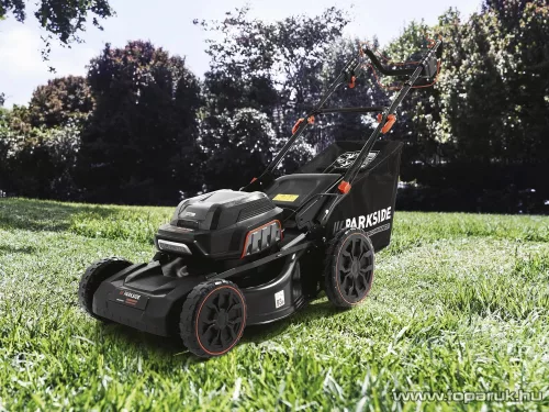 ParkSide Performance PPRMA 40-Li C3 SOLO Önjáró akkus fűnyíró Brushless motorral (akkumulátor és töltő nélkül), 40 V