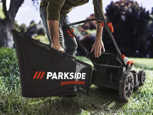 ParkSide Performance PPRMA 40-Li C3 SOLO Önjáró akkus fűnyíró Brushless motorral (akkumulátor és töltő nélkül), 40 V