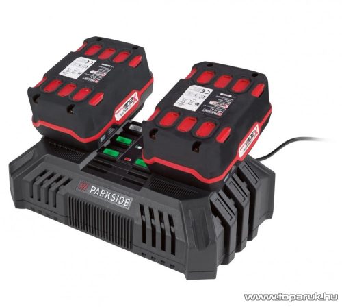 ParkSide PRMA 40-Li C1 Akkus fűnyíró Brushless motorral, dupla akkutöltővel és 2 db akkumulátorral, 40 V