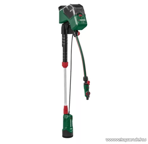Parkside PRPA 12-Li A1 SET X12V Akkumulátoros esővízszivattyú, kerti szivattyú, medencevíz szivattyú, 1500 liter/óra (akkumulátorral és töltővel)