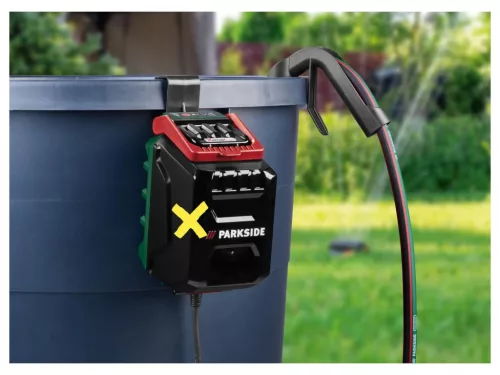 Parkside PRPA 20-Li B3 SOLO X20V Akkumulátoros esővízszivattyú, kerti szivattyú, medencevíz szivattyú, 2000 liter/óra (akku és töltő nélkül))