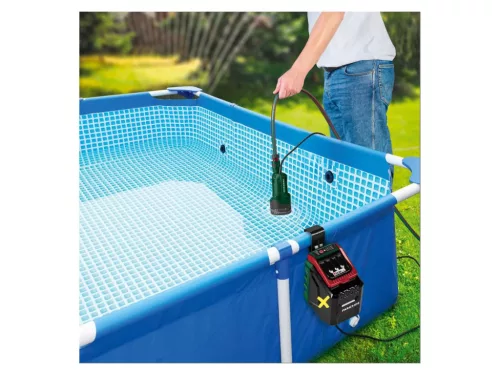 Parkside PRPA 20-Li B3 SOLO X20V Akkumulátoros esővízszivattyú, kerti szivattyú, medencevíz szivattyú, 2000 liter/óra (akku és töltő nélkül))