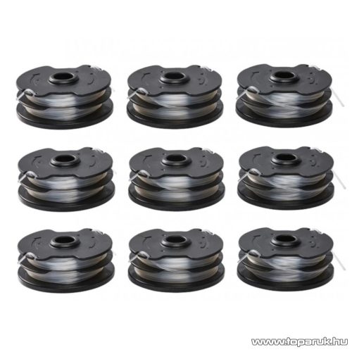 Parkside PRTS 5 A1 TRIO 9 darabos kétszálas damil orsó, pótorsók FloraBest FRT 550 / ParkSide PRT 550 / PRTA 20-Li fűkaszákhoz