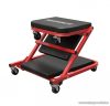 ParkSide PRW 2 A1 2 az 1-ben gurulós összecsukható aláfekvő szerelőágy és műhelyszék, piros, max 150 kg