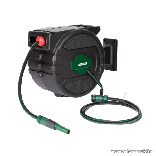 ParkSide PSA 25 C1 Fali automata tömlődob, 25 méter, 1/2" locsolótömlővel és szórófejjel