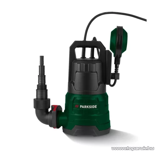 (SELEJT / K689173) Parkside PTPK 400 C1 Kerti búvárszivattyú úszókapcsolóval, 10.000 l/h, 400 W (tiszta vízre)