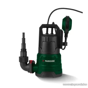   (SELEJT / K162819) Parkside PTPK 400 C1 Kerti búvárszivattyú úszókapcsolóval, 10.000 l/h, 400 W (tiszta vízre)
