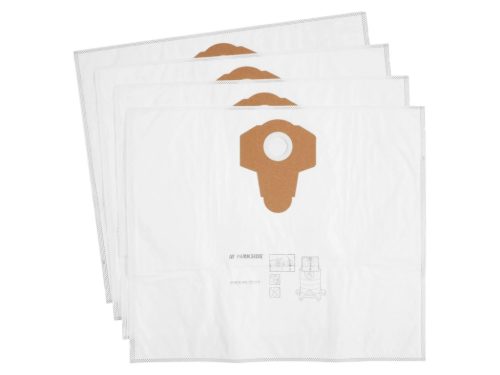 ParkSide PVFT 30 A1 MICROFIBRE BL Gyári VLIES textil porzsák PNTS 1400, 1500, PWD 25 és PWD 30 száraz nedves porszívóhoz, 4 darab / csomag
