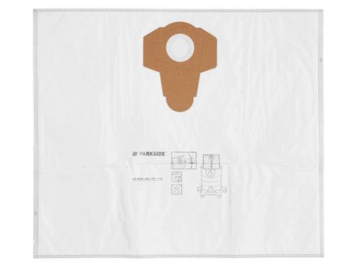 ParkSide PVFT 30 A1 MICROFIBRE BL Gyári VLIES textil porzsák PNTS 1400, 1500, PWD 25 és PWD 30 száraz nedves porszívóhoz, 4 darab / csomag