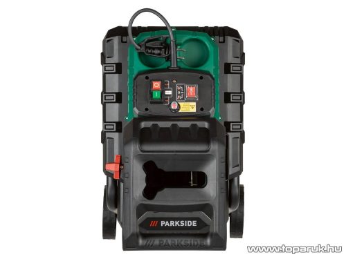 (SZÁLLÍTÁSI SÉRÜLT) ParkSide PWH 2800 C3 Vágóhengeres csendes száraprító, 2800 W, 60 literes tartállyal, max. 42 mm vastagságú ágakhoz