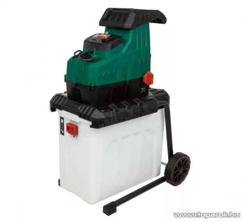 ParkSide PWH 2800 C3 Vágóhengeres csendes száraprító, 2800 W, 60 literes tartállyal, max. 42 mm vastagságú ágakhoz