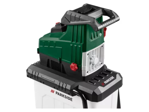 ParkSide PEWH 2800 A1 ágaprító nagyméretű adagolótölcsérrel és automatikus behúzással
