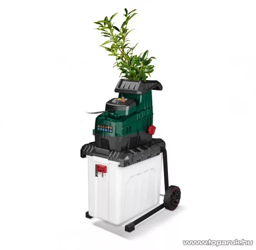 ParkSide PWH 2800 C3 Vágóhengeres csendes száraprító, 2800 W, 60 literes tartállyal, max. 42 mm vastagságú ágakhoz