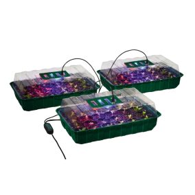 ParkSide QA917 LED-es palántázó és termesztőtálca készlet zöld színben