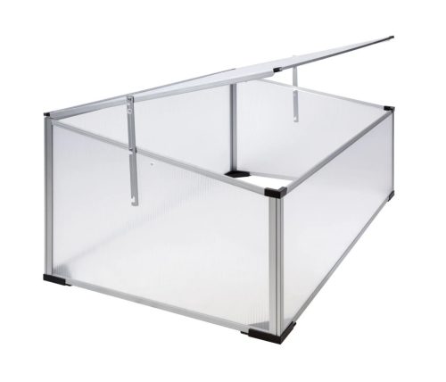 ParkSide UV álló dupla polikarbonát kerti melegágy, állítható szellőzőablakkal, 100 x 40 x 60 cm