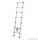 ParkSide Alumínium kihúzható teleszkópos létra, 7 lépcsős (max.: 2,3 m / 150 kg)