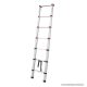 ParkSide Alumínium kihúzható teleszkópos létra, 7 lépcsős (max.: 2,3 m / 150 kg)