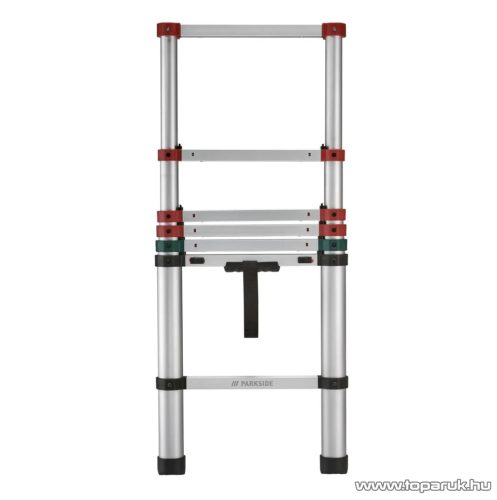 ParkSide Alumínium kihúzható teleszkópos létra, 7 lépcsős (max.: 2,3 m / 150 kg)