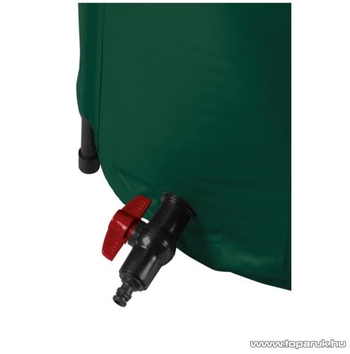 ParkSide PVC összehajtható zárt esővíz gyűjtő tartály (kerti vízgyűjtő hordó) fedéllel, szűrővel, csappal, 3/4" slag csatlakozóval, 250 literes