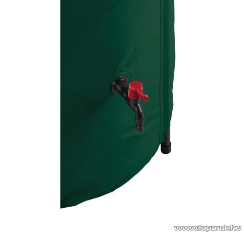 ParkSide PVC összehajtható zárt esővíz gyűjtő tartály (kerti vízgyűjtő hordó) fedéllel, szűrővel, csappal, 3/4" slag csatlakozóval, 250 literes