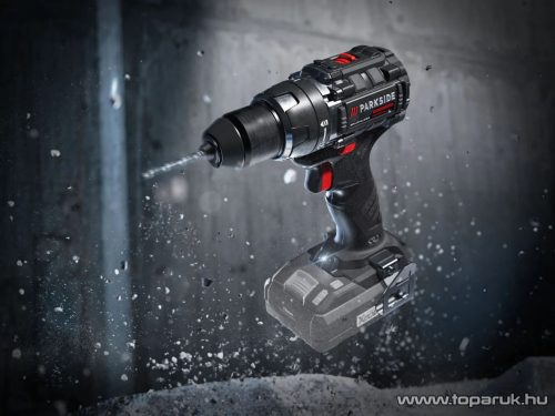 ParkSide Performance PABSP 20-Li C3 NC SOLO Kétsebességes fúró csavarozó behajtó + koffer, 20 V, 60 Nm (alapcsomag, akku és töltő nélkül)
