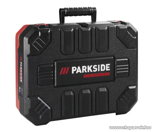 (SELEJT / 338467) ParkSide Performance PABSP 20-Li C4 NC SOLO Kétsebességes fúró csavarozó behajtó + koffer, 20 V, 60 Nm (alapcsomag, akku és töltő nélkül)