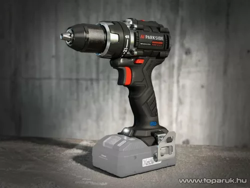 (SELEJT / 338467) ParkSide Performance PABSP 20-Li C4 NC SOLO Kétsebességes fúró csavarozó behajtó + koffer, 20 V, 60 Nm (alapcsomag, akku és töltő nélkül)