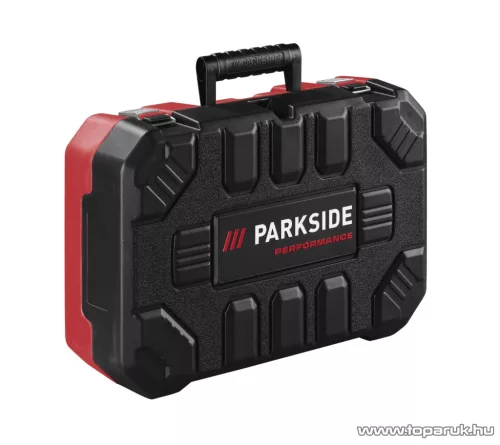 ParkSide Performance PABSP 20-Li C4 SET Kétsebességes fúró csavarozó behajtó + koffer, 20 V, 60 Nm (SMART 4 Ah akkuval és gyorstöltővel)