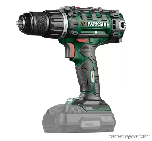 Parkside 20V akkus fúró akkumulátor és töltő nélkül 40 Nm