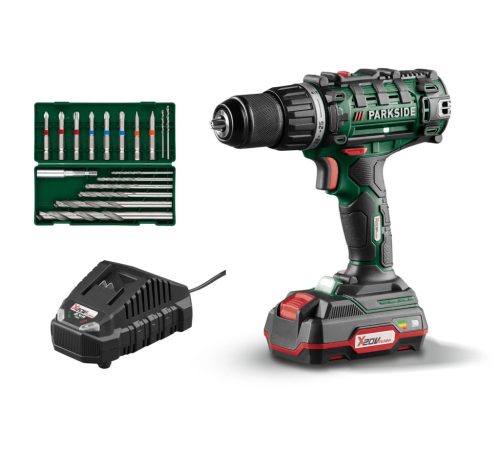 ParkSide PABS 20-Li G8 GR akkus fúró behajtó kofferrel
