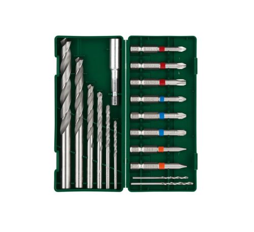 (SELEJT / K797807) ParkSide PABS 20-Li G8 GR X20V Kétsebességes akkus fúró, behajtó gép, 45 Nm, 20V, kofferben, akkumulátorral, töltővel, fúrófej és csavarozó bit készlettel