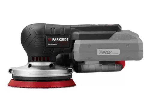 Parkside 20V akkus excentercsiszoló porelszívó csatlakozóval