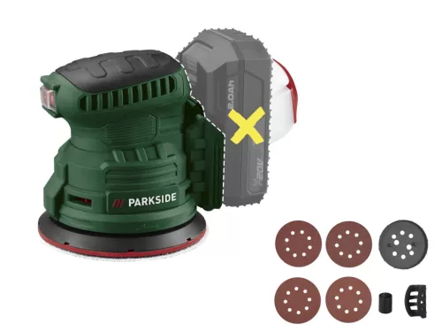ParkSide PAEXSG 20-Li B1 20V akkus excentercsiszoló 125 mm