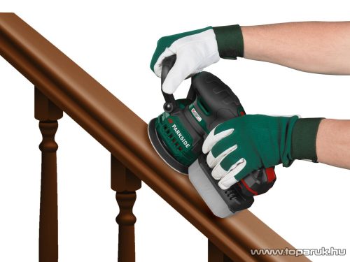 ParkSide PAEXS 20-Li A1 Akkumulátoros excenter csiszoló portartállyal, 125 mm, 20 V, 2 Ah akkus, kofferben