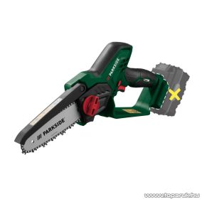   (SELEJT / K-302268) ParkSide PAGHS 20-Li C3 / 177 SOLO Akkus kézi láncfűrész, bokor és cserjevágó fűrész, 17 cm, X 20V (akkumulátor és töltő nélkül)