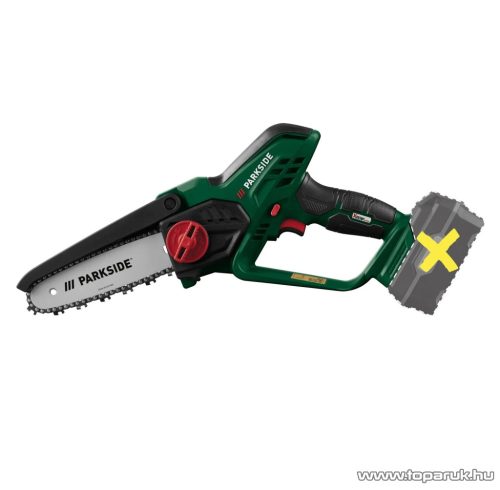 (SELEJT / K-528236) ParkSide PAGHS 20-Li C3 / 177 SOLO Akkus kézi láncfűrész, bokor és cserjevágó fűrész, 17 cm, X 20V (akkumulátor és töltő nélkül)