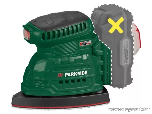 ParkSide PAMSG 20-Li B1 SOLO Akkus multicsiszoló / csiszológép, levehető portartállyal, X20V, 150 x 100 mm (akku és töltő nélkül)