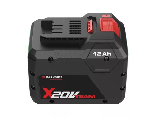 ParkSide Performance PAPS 2012 A1 / PAPP 2012 A1 Smart Li-ion akku Bluetooth gyári akkumulátor, X20V Team, 20 V, 12 Ah 