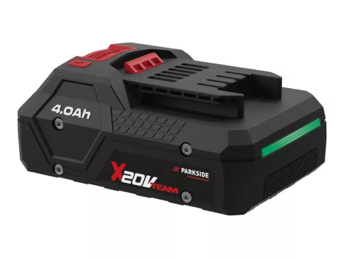 ParkSide Performance PAPS 204 B1 / PAPP 204 A1 Smart Li-ion Bluetooth gyári akkumulátor, X20V Team, 20 V, 4 Ah 