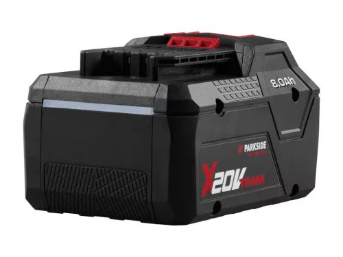 ParkSide Performance PAPS 208 A1 / PAPP 208 A1 Smart Li-ion Bluetooth gyári akkumulátor, X20V Team, 20 V, 8 Ah 