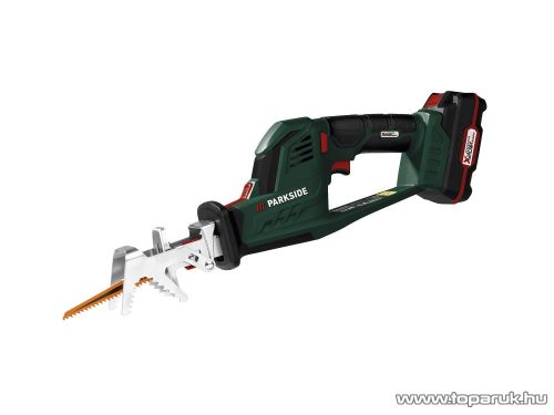 ParkSide PASA 20-Li A1 akkus, akkumulátoros kerti ágvágó fűrész, ágfűrész + koffer, 20V