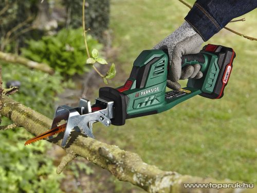 ParkSide PASA 20-Li A1 akkus, akkumulátoros kerti ágvágó fűrész, ágfűrész + koffer, 20V
