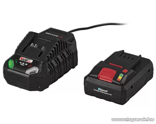 ParkSide Performance PASSP 20-Li C4 SMART SET Akkus autó ütve csavarozó kerékkulcs, kefe nélküli motor (brushless motor) kofferben + 4 Ah akku és gyorstöltő (max 1356 Nm)