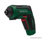   PakrSide PAS 4 D7 Beépített akkus kompakt csavarhúzó, mini behajtó integrált LED munkalámpával, 4 V / 10  Nm
