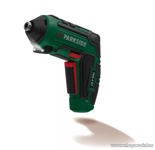 ParkSide PAS 4 D7 Beépített akkus kompakt csavarhúzó, mini behajtó integrált LED munkalámpával, 4 V / 10  Nm