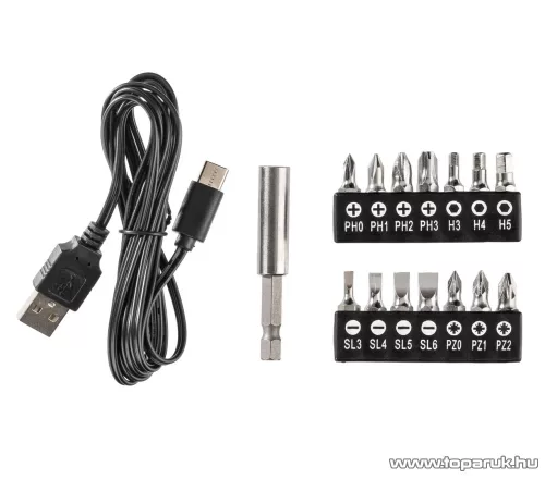 ParkSide PAS 4 D7 Beépített akkus kompakt csavarhúzó, mini behajtó integrált LED munkalámpával, 4 V / 10  Nm